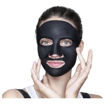 Pure Charcoal Skin Naturals Black Tissue Mask - Čierna textilná maska
